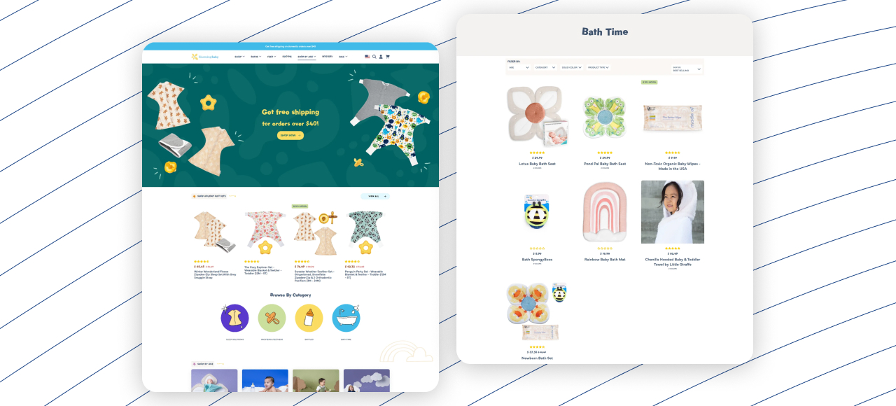 Homepage & Brand Story