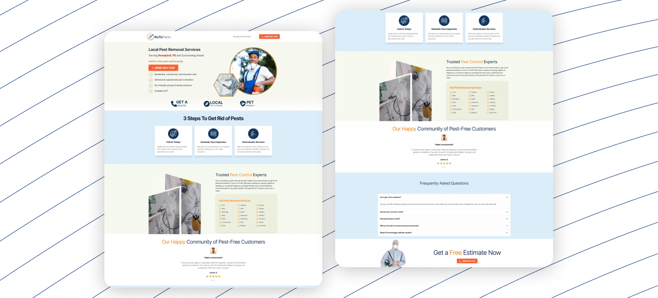 Homepage & Hero