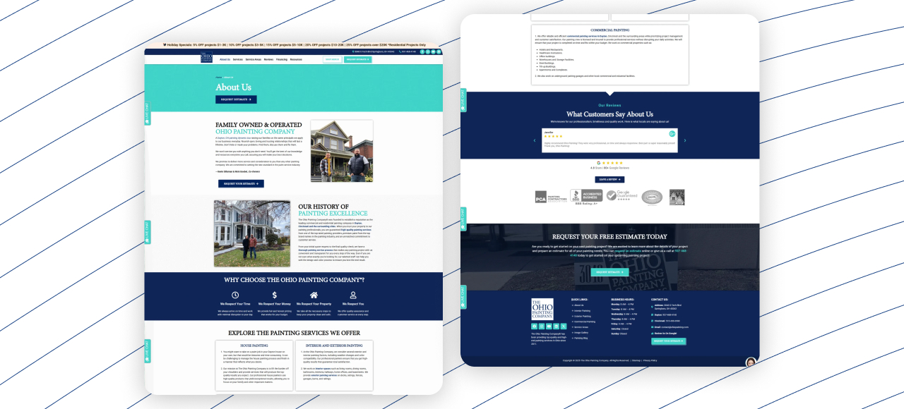 Homepage & Brand Hero