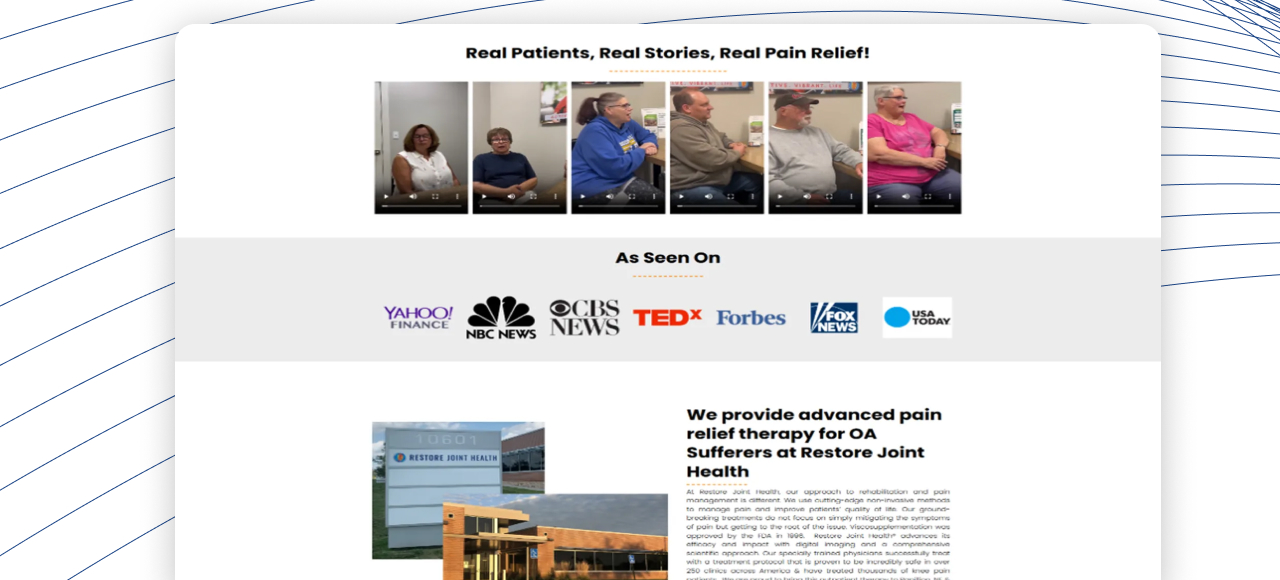 Patient Journey Pages