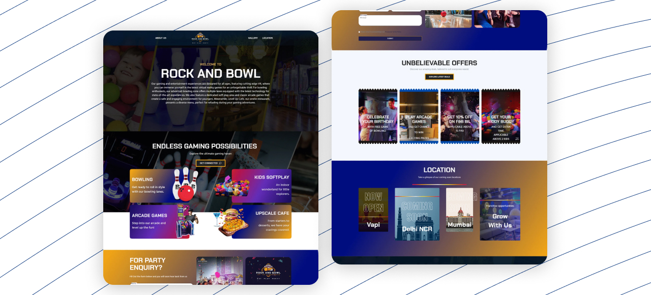 Homepage & Venue Hero
