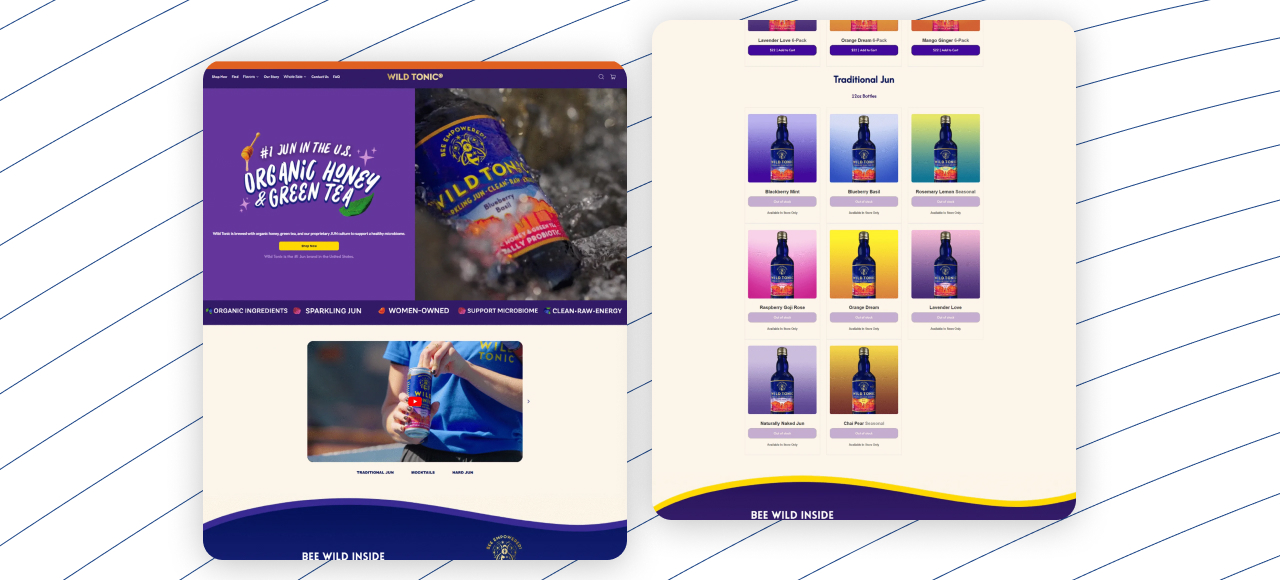 Homepage & Brand Story